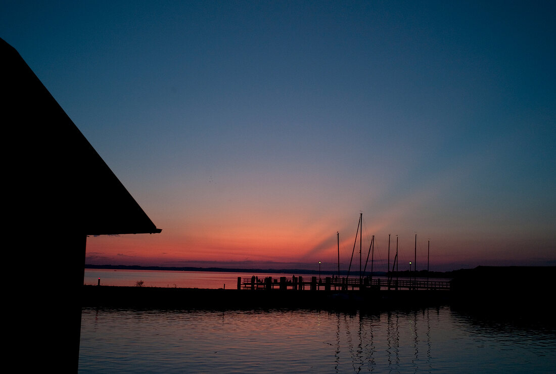 Chiemgau, Bayern, Chiemsee, Chieming, Chieminger Bucht