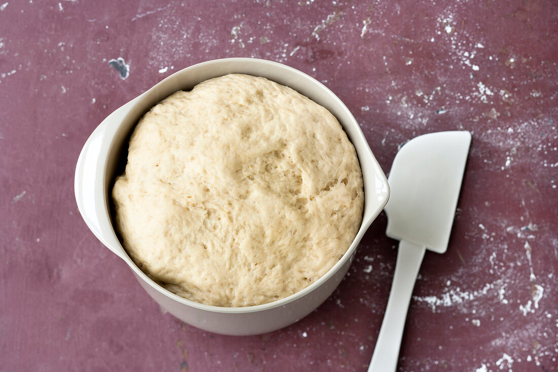 Käsekuchen, Teig gehen lassen, Step 2