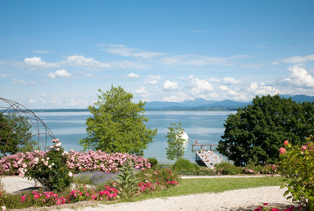 Chiemgau, Bayern, Alpen, Gstadt am Chiemsee, Landschaft