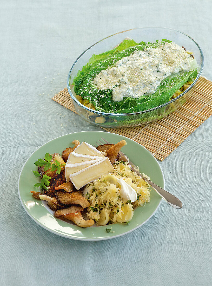 Schlank im Schlaf, Austern- pilze und China-Lasagne