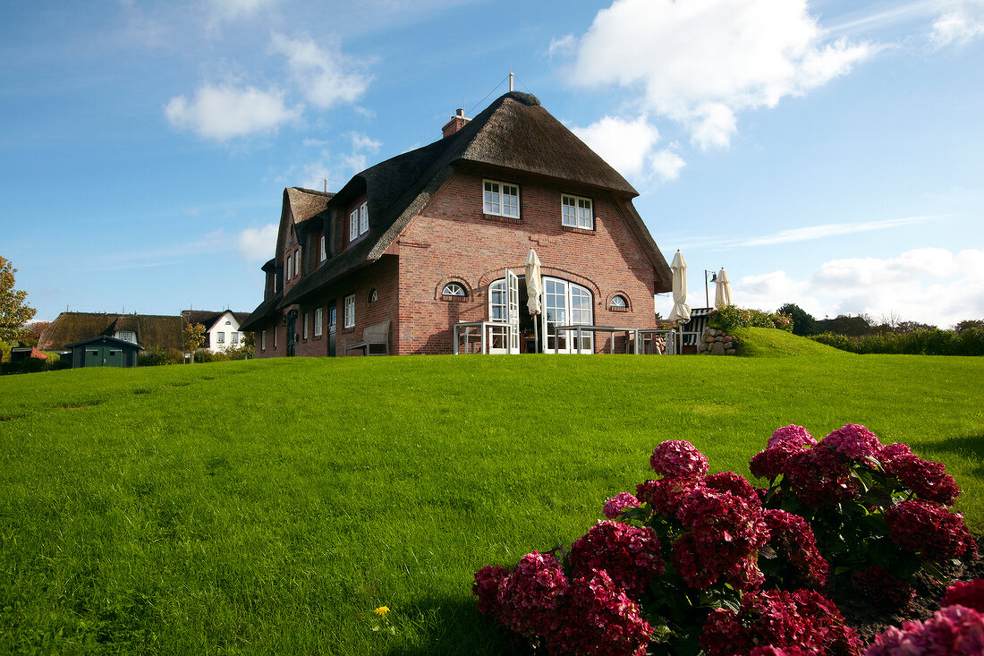 View of Hotel Wittenbrink's in Westerland, Sylt, Germany