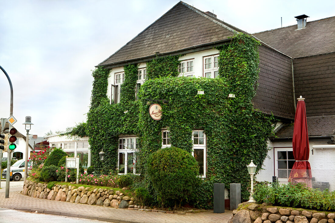 Exterior from corner local man Pahl, Kampen, Sylt, Germany