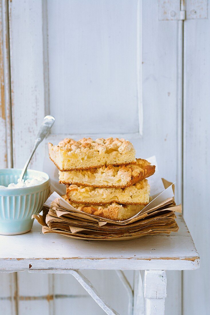 Apfelstreuselkuchen vom Blech