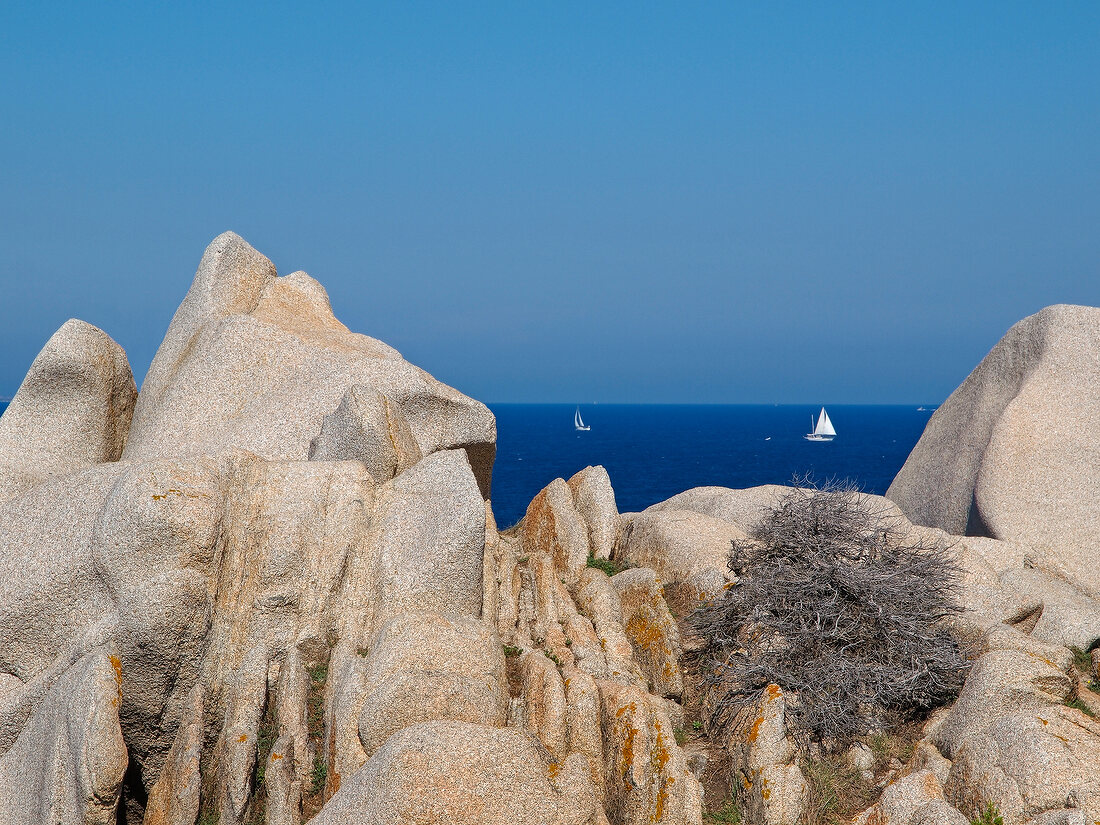 Rocks at Capo Testa in Santa Teresa Gallura, Olbia-Tempio, Italy