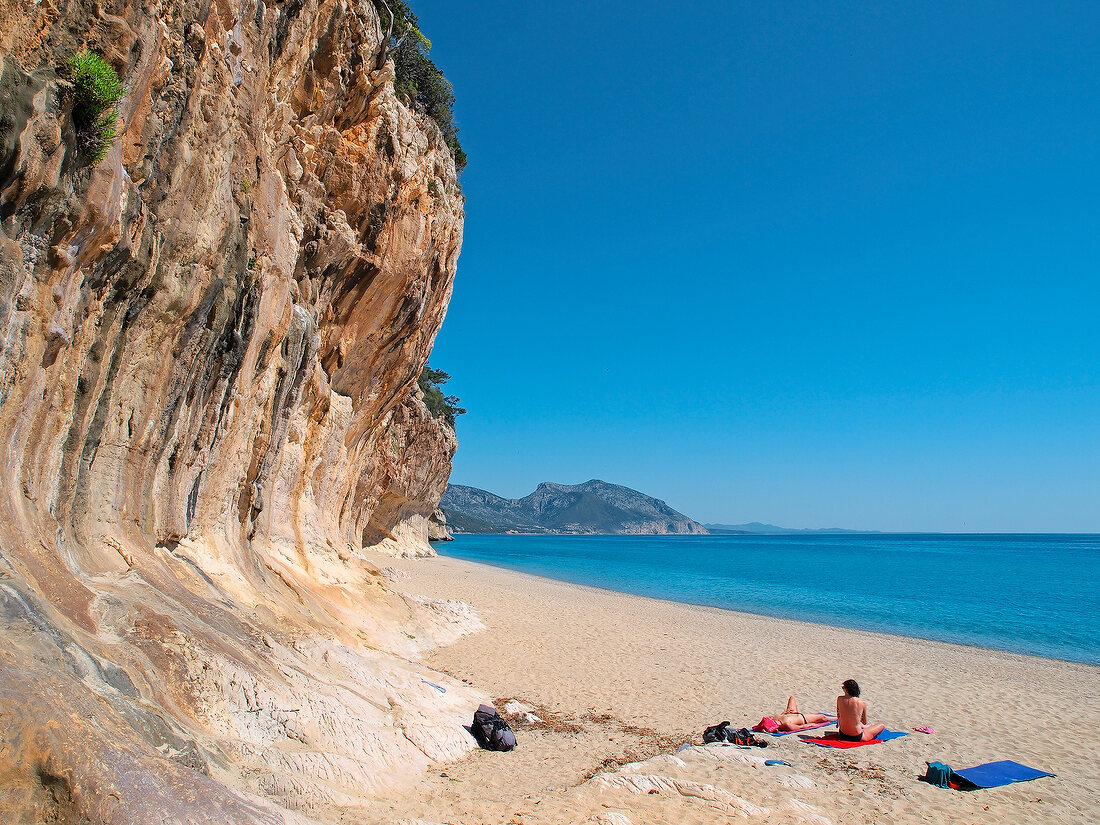 Sardinien, Ostküste, Cala di Luna, Mittelmeer, Golf von Orosei, Bucht