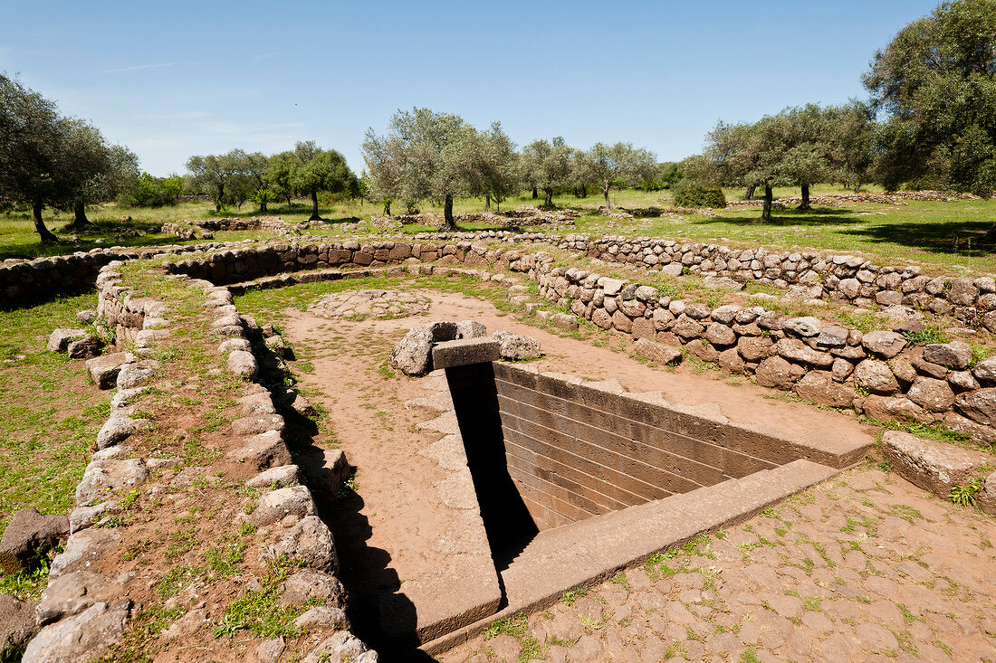 Sardinien, Oristano, Santa Cristina bei Paulilatino, Brunnenheiligtum