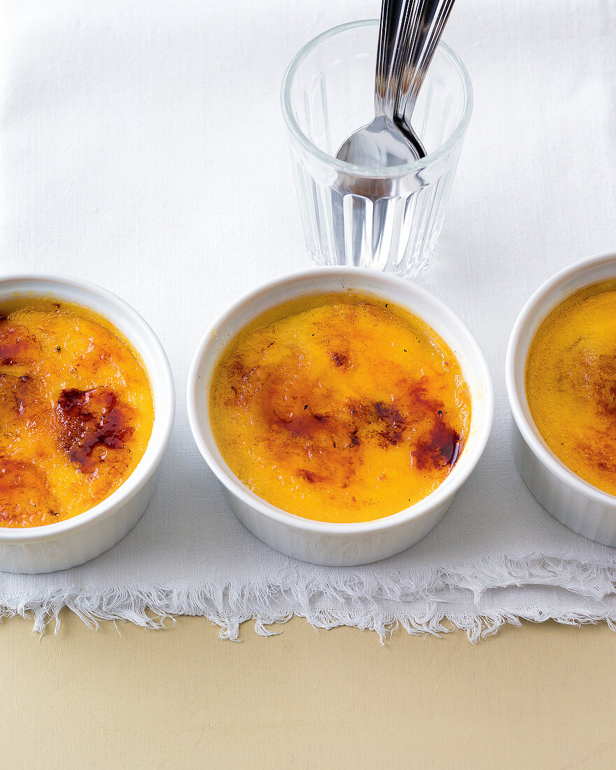 Desserts, Aprikosen Crème brûlée