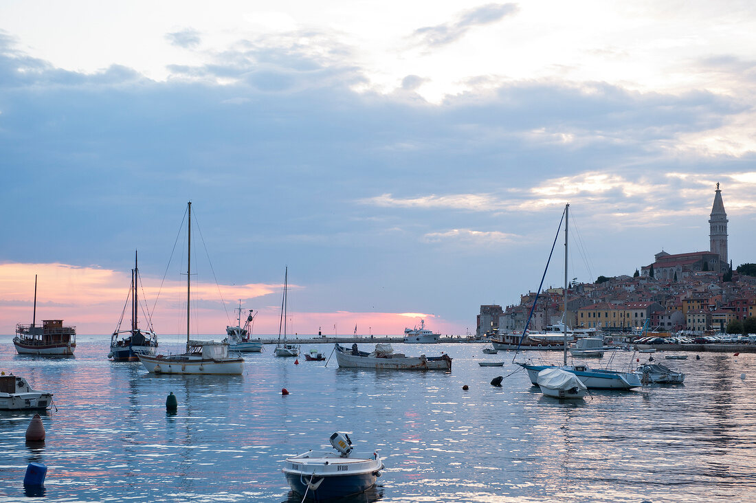 Hafen, Rovinj, Istrien, Kroatien 