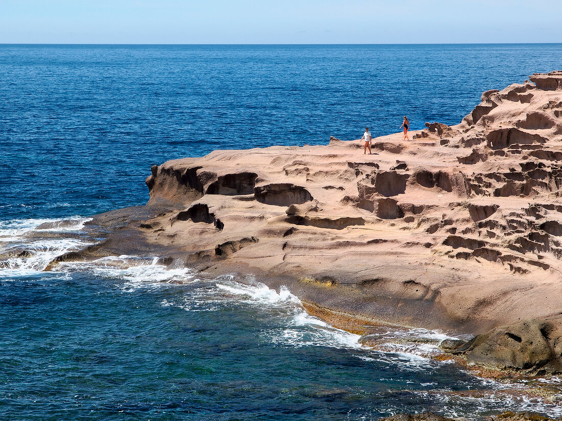 Sardinien, Westküste, Mittelmeer, Torre Argentina, Straße von Bosa