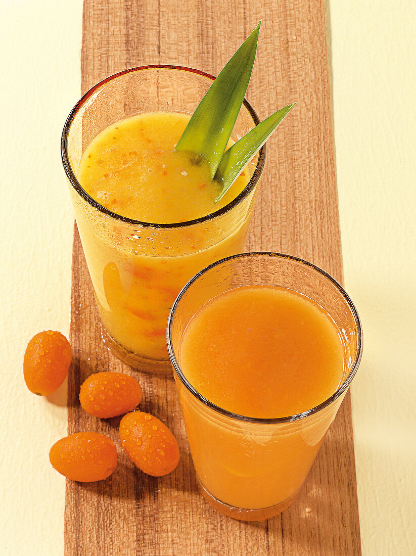 Smoothies, Quatana-Smoothie, Papaya-Kokos-Smoothie