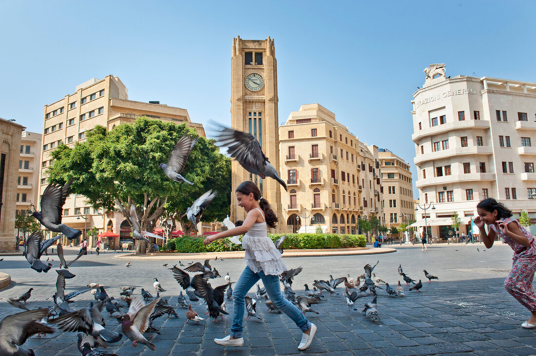 Beirut, Platz De L'Etoile, Hamidiya Clock Tower, Najmah Square.