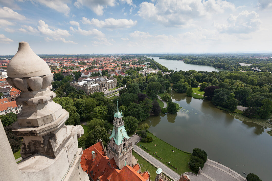 Hannover, Maschpark, Maschteich, Maschsee, Landesmuseum