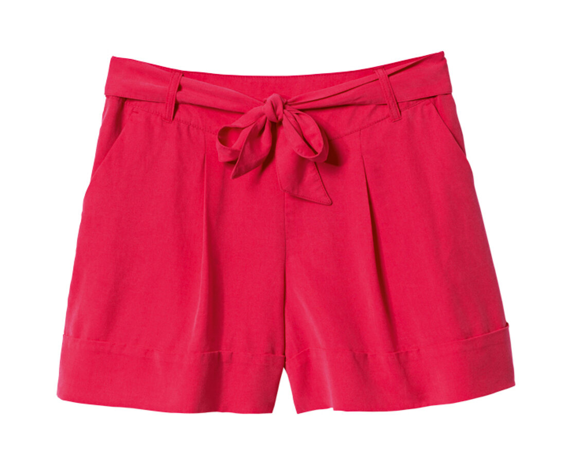Shorts mit Schleife, pink 