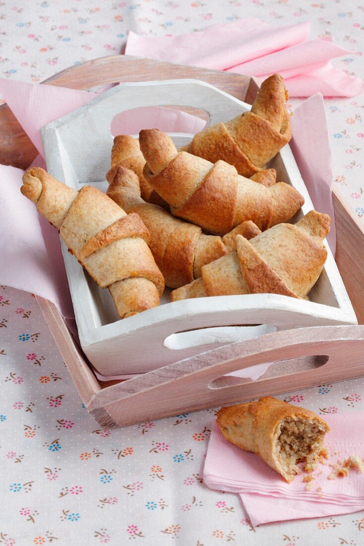 Nut-filled pastries