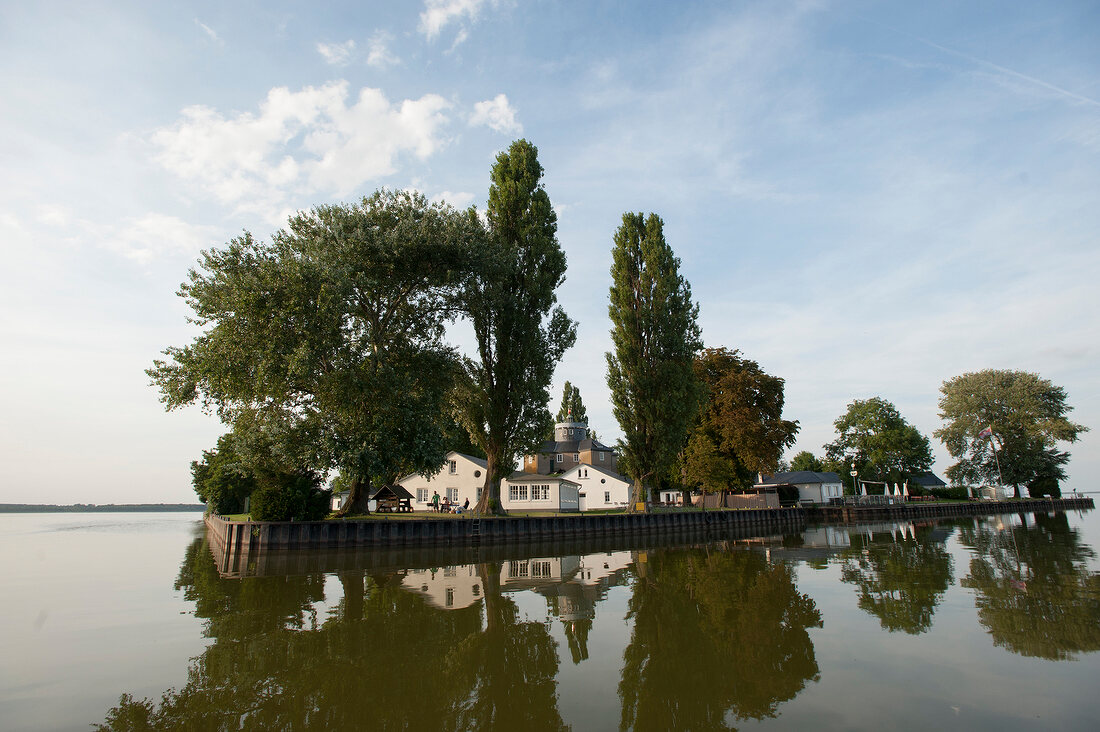 View of Fort William Stone in Steinhude, Hanover, Germany