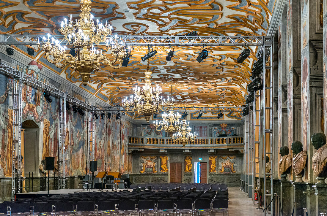 Hannover, Schloss Herrenhausen, Galerie, Fresken von Tommaso Giusti