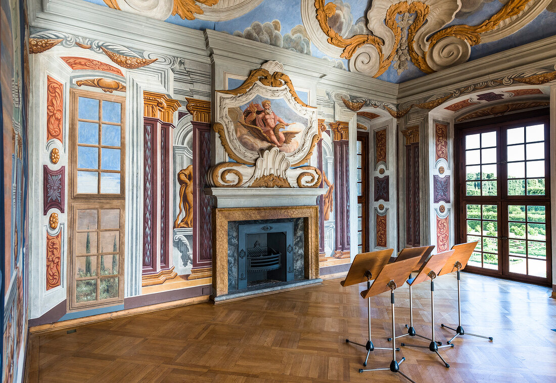 Leibniz Room at Herrenhausen Palace in Hannover, Germany
