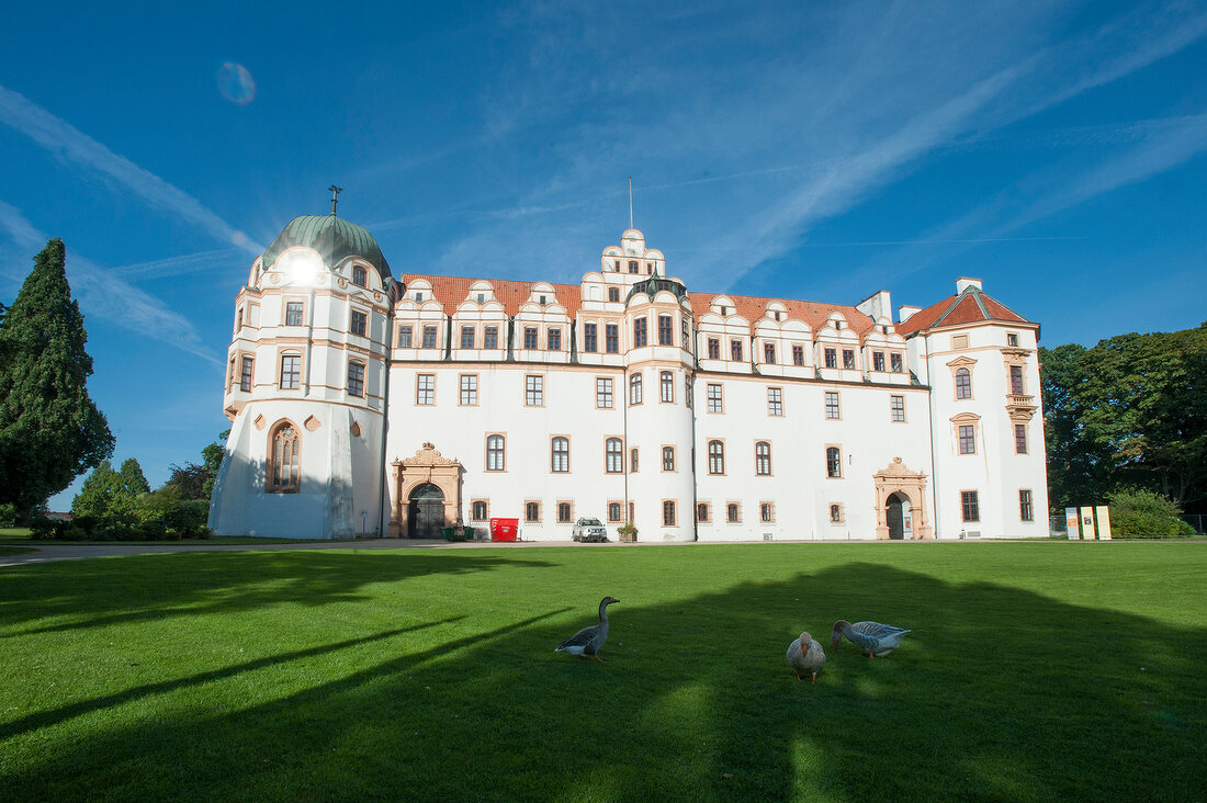 Celle Castle in Lower Saxony, Germany