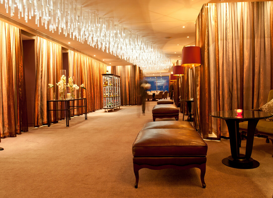 Interior of Eau de Vie Bar in InterContinental Phoenicia Beirut Hotel, Beirut, Lebanon