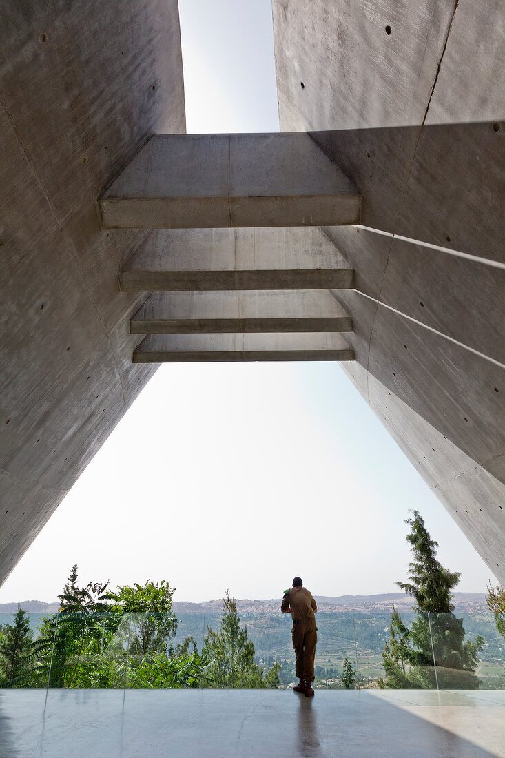 Israel, Jerusalem, Yad Vashem, Gedenkstätte, Blick über die Stadt
