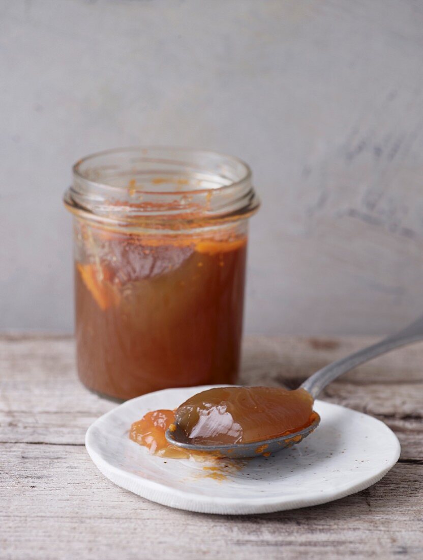 A jar of veal glace