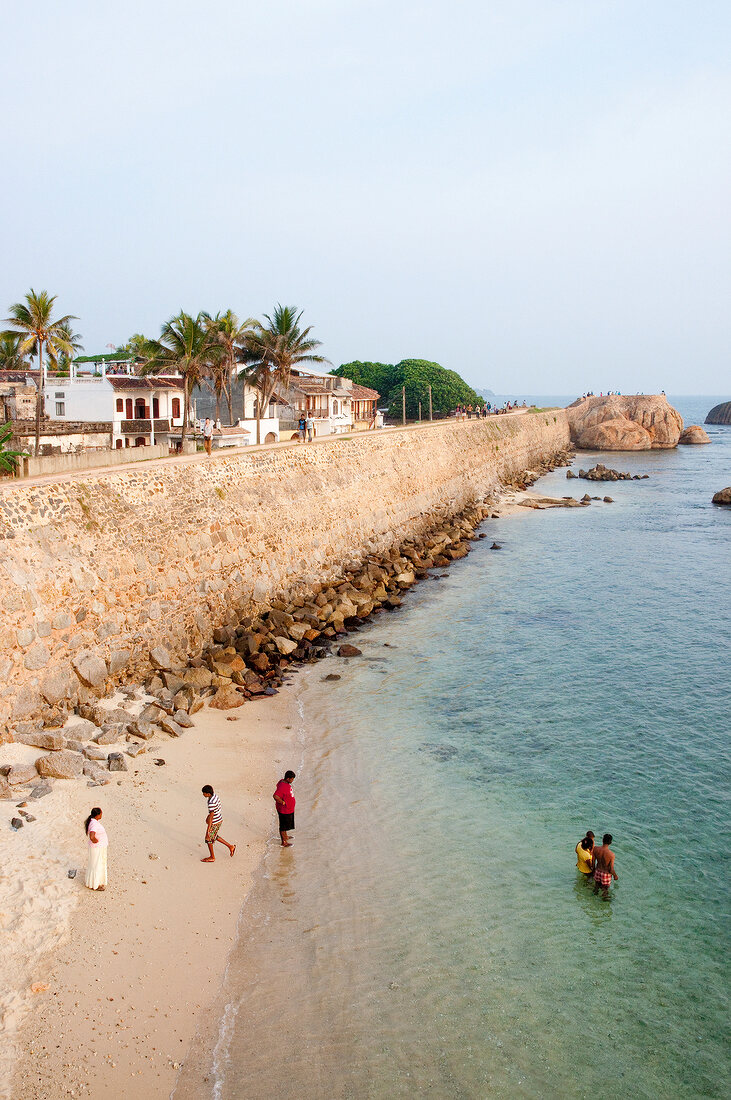 Sri Lanka, Galle Fort, Indischer Ozean, Uferpromenade, Bucht