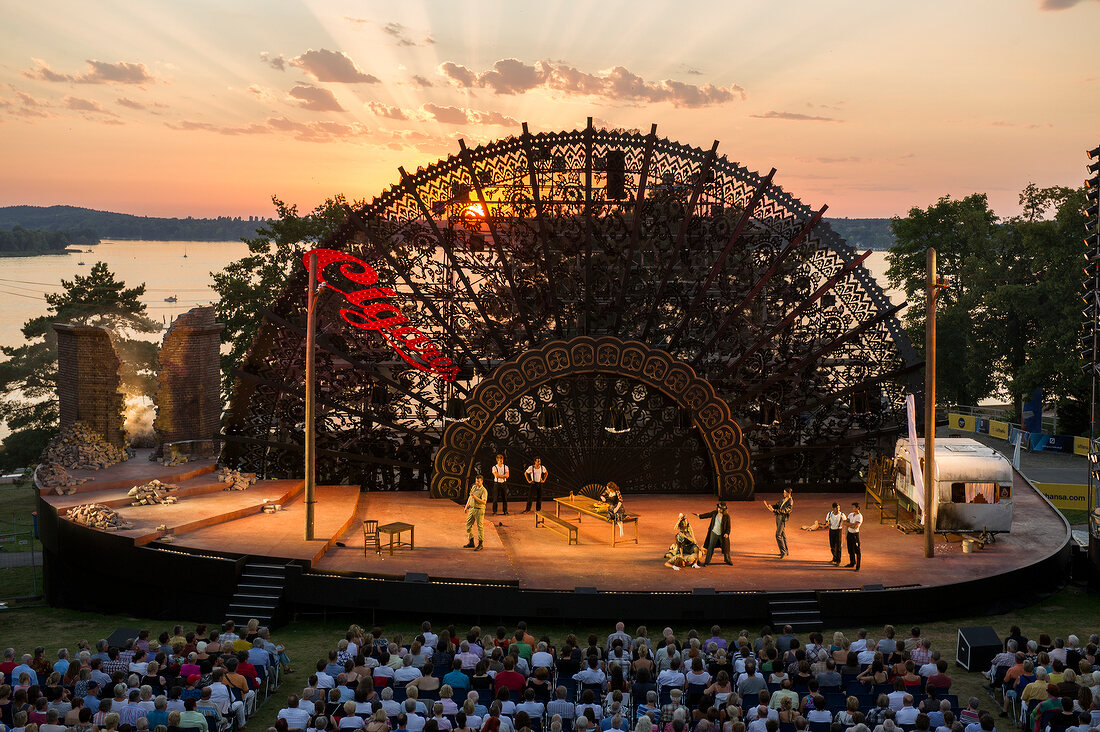 Berlin, Strandbad Wannsee, Open Air Bühne, die Seefestspiele, Carmen