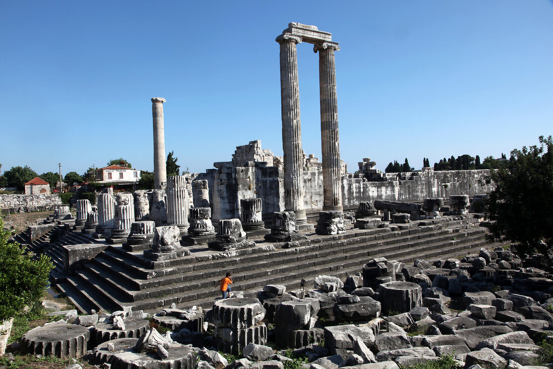 Türkei, Türkische Ägäis, Didyma, Apollontempel, Antike, Ruine