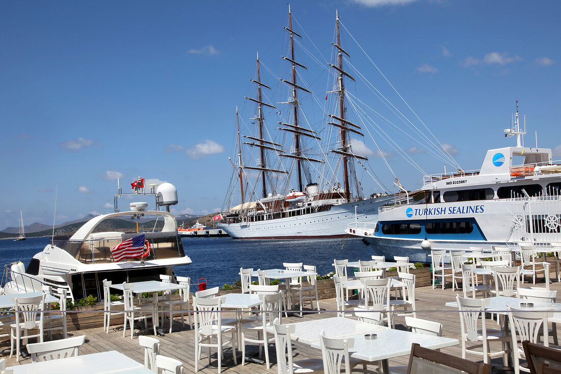 Türkei, Türkische Ägäis, Halbinsel Bodrum, Hafen