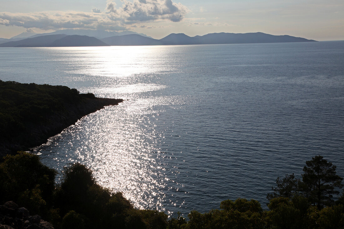 Türkei, Türkische Ägäis, Halbinsel Dilek, Nationalpark, Meerblick