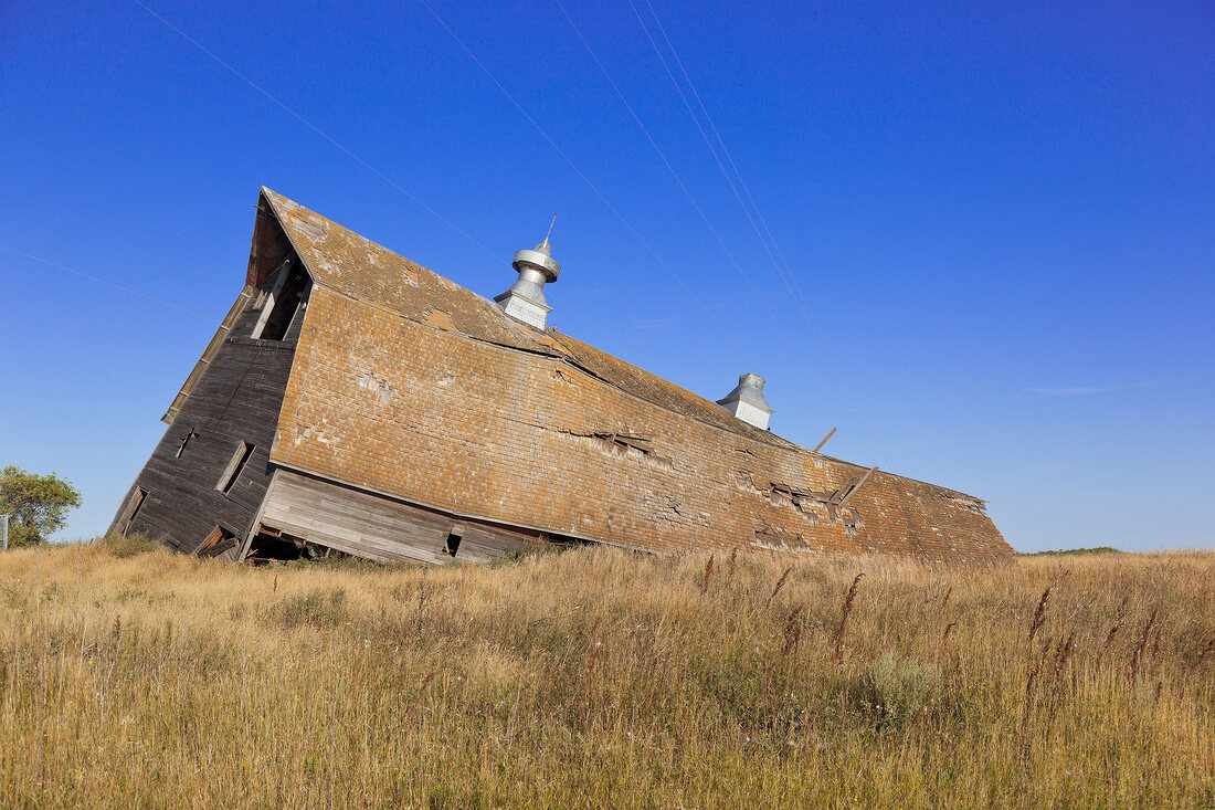 Ruins of farmers house at Saskatchewan, Canada