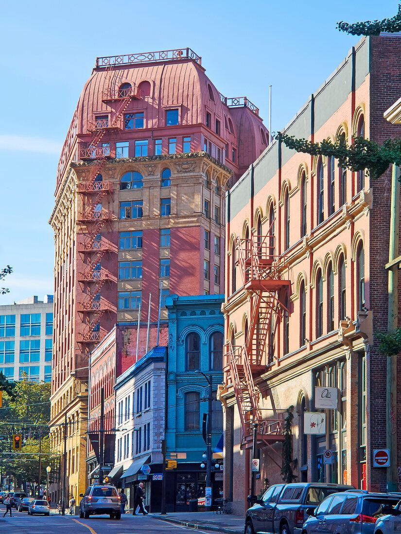 View of Gastown in Vancouver, British Columbia, Canada