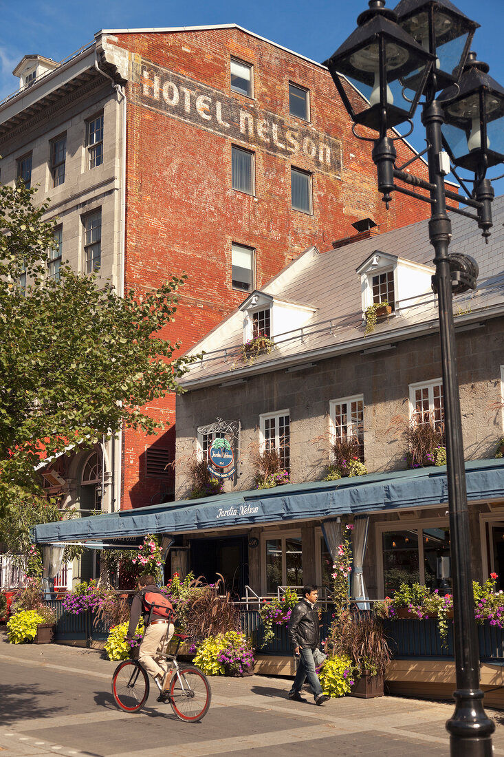 Hotel Nelson at Place Jacques Cartier, Montreal, Canada