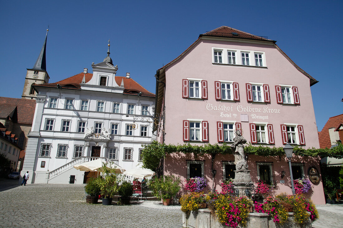 Goldene Krone Hotel und Restaurant Iphofen Bayern