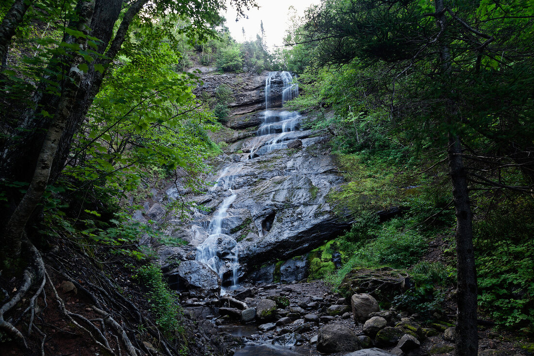 Kanada, Kap-Breton-Insel, Highlands National Park of Canada, Wasserfall