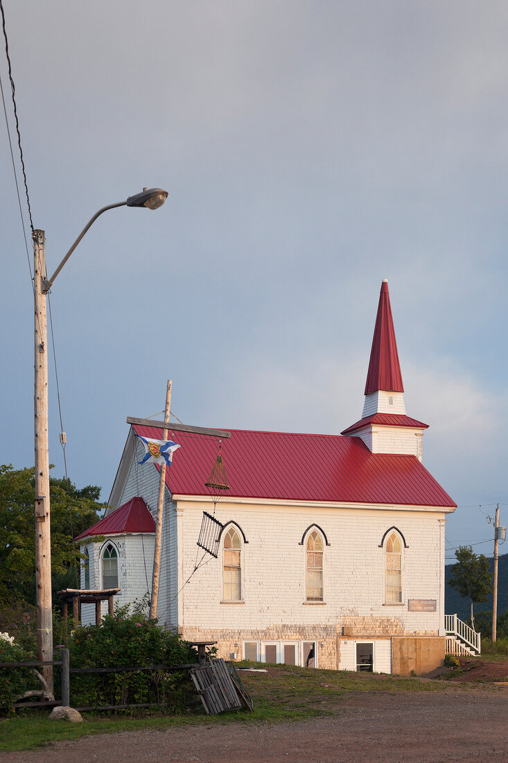 View of Church in Cape Breton Island, Canada