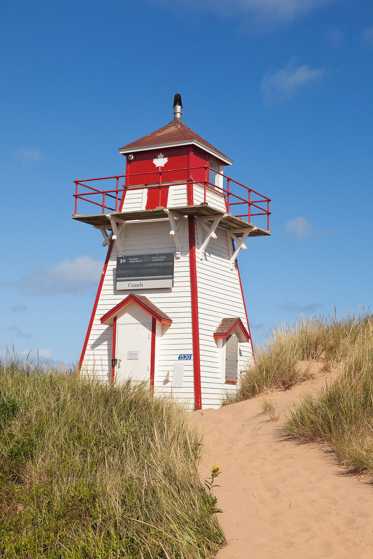 Kanada, Prince-Edward-Island- Nationalpark, Leuchtturm am Covehead