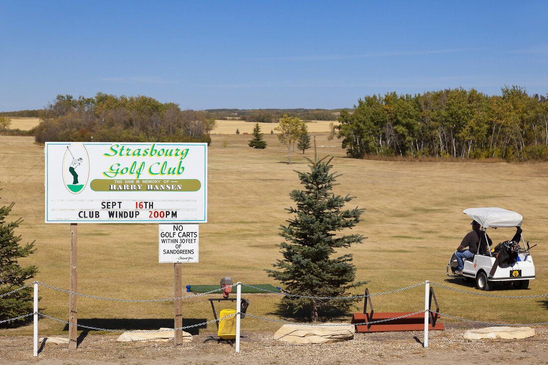 Golf Course in Strasbourg, Saskatchewan, Canada