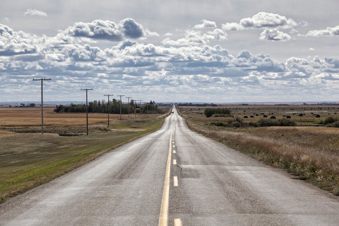Kanada, Saskatchewan, Highway 45 South, Wolken