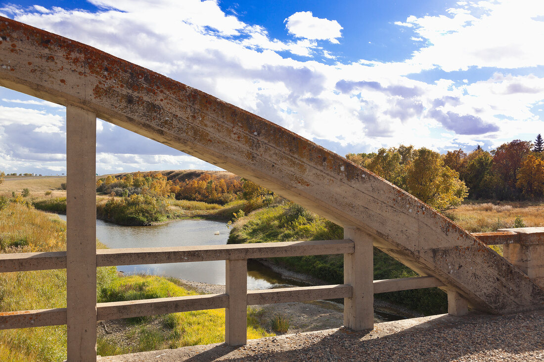 Kanada, Saskatchewan, Moose Jaw, Wakamow Park am Moose Jaw River