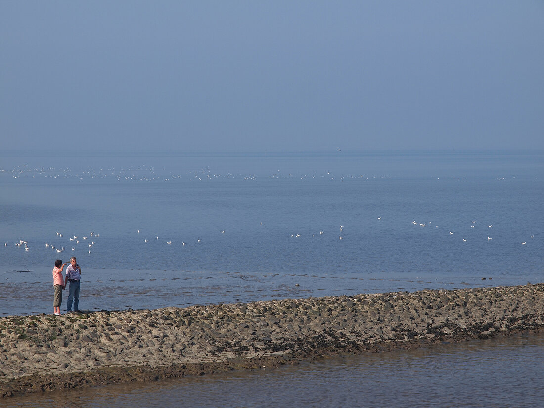 Niedersachsen, Fahrt von Neuharlingersiel nach Spiekeroog