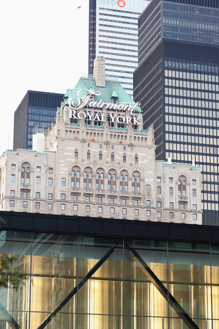 View of Fairmont Royal York Hotel, Toronto, Canada