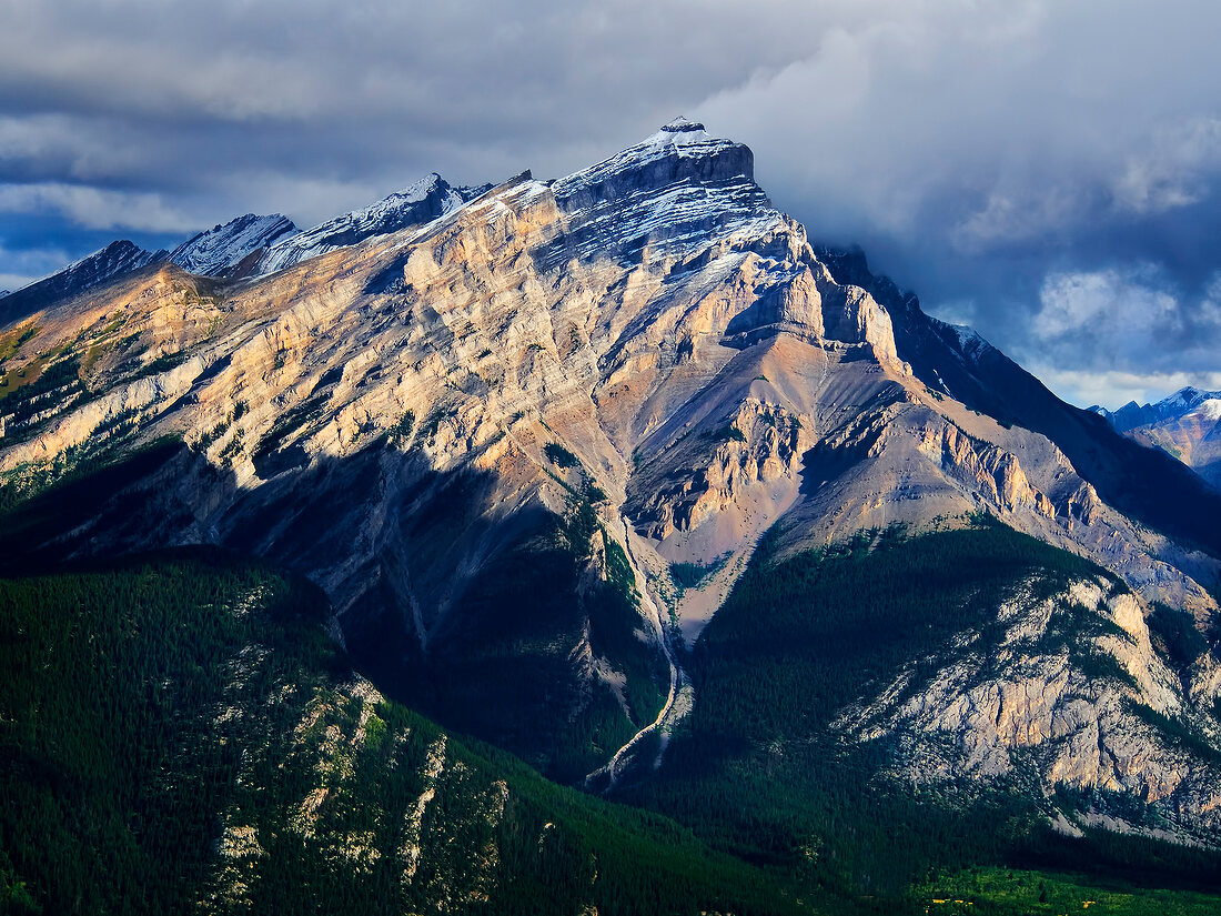 View of Mount Norquay in Banff National Park, Alberta, Canada