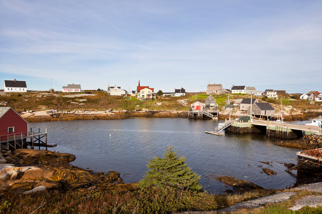 Kanada, Nova Scotia, Peggy's Cove, Fischerdorf, Übersicht