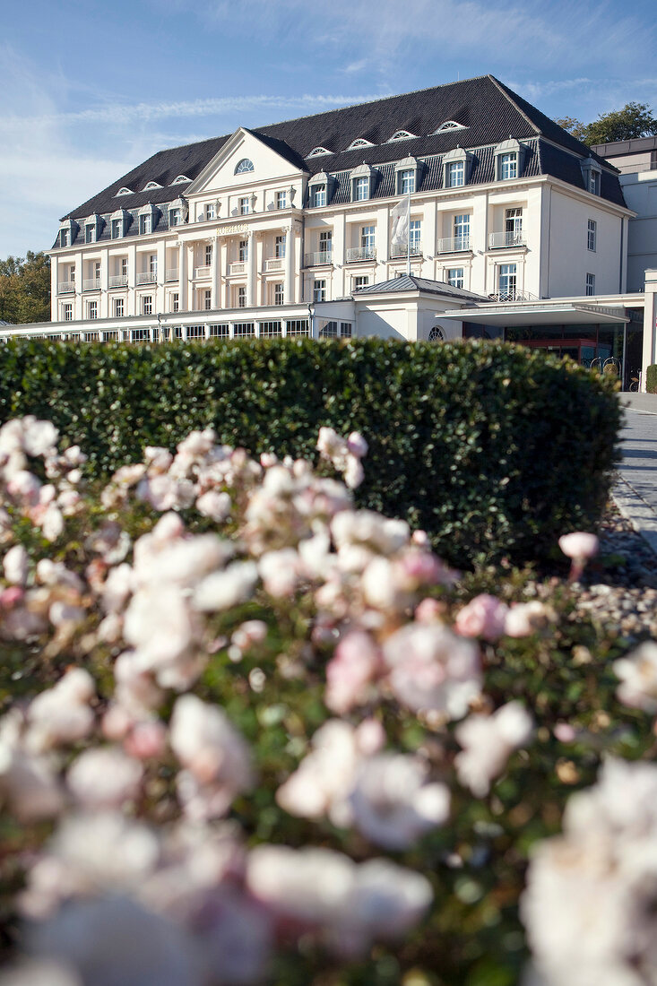 View of Arosa Hotel in Travemunde, Schleswig Holstein, Germany