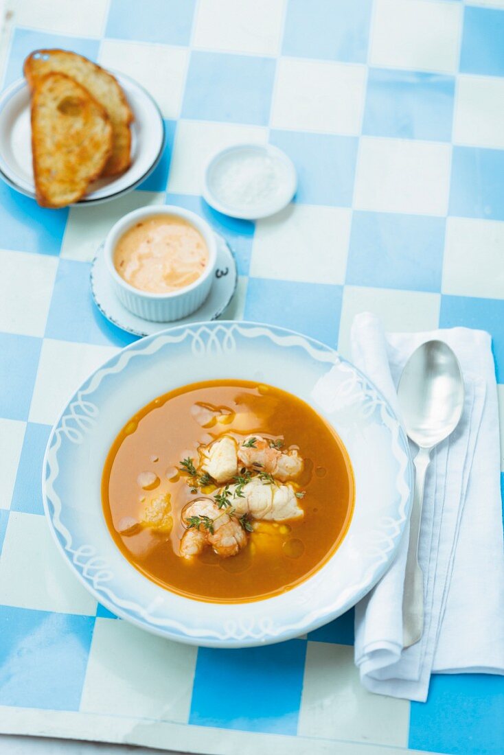 Bouillabaisse mit Rouille (Frankreich)