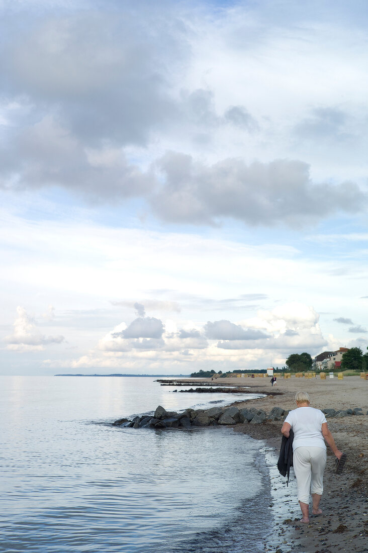 Lübecker Bucht, Schleswig Holstein, Ostsee, Niendorf, Strandspaziergang