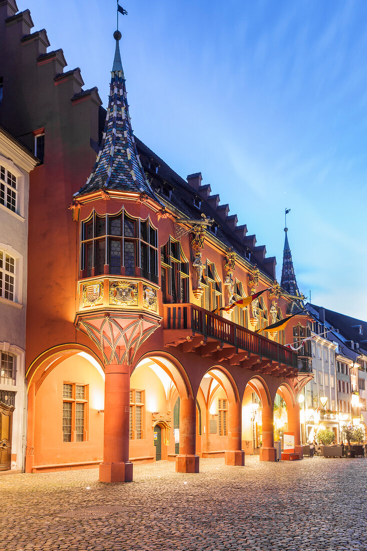 Freiburg,  Das Historische Kaufhaus am Münsterplatz