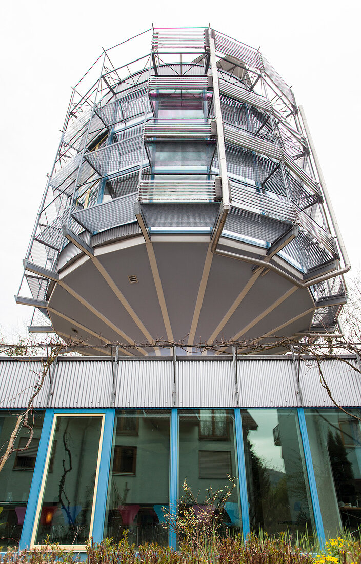 Freiburg, Heliotrop". Wohnhaus des Solar-Architekten Rolf Disch