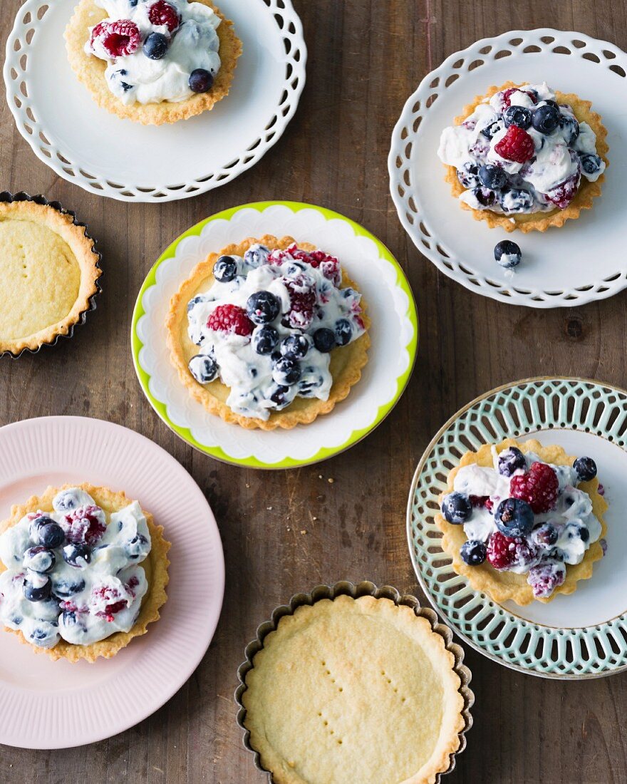 Baking with stevia: tartlets with very quark